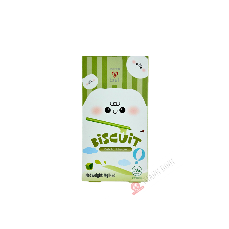 Biscotto bastoncino matcha TOKIMEKI 40g Cina Biscotto bastoncino matcha TOKIMEKI 40g Cina