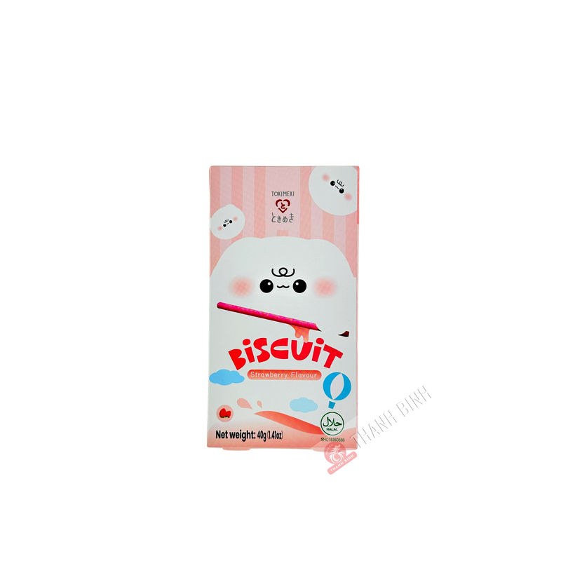 Biscuit stick fraise TOKIMEKI 40g Chine Biscuit stick fraise TOKIMEKI 40g Chine