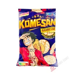 Chips de riz complet soufflé barbecue KOMESAN 60g E.U