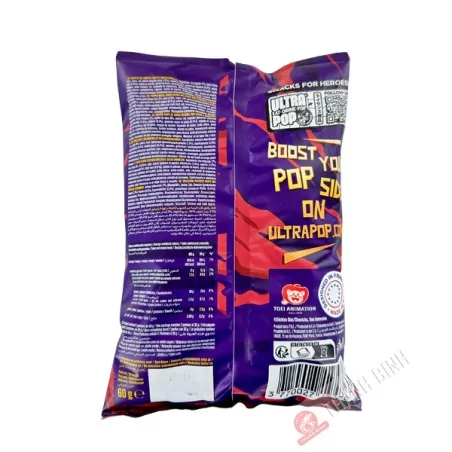 Chips de riz complet soufflé barbecue KOMESAN 60g E.U