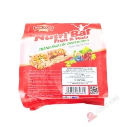 Barres de céréales aux fruits, noix de cajou et graines de courge - 180g - Minh Duong Food