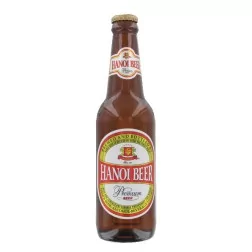 La cerveza Hanoi botella HABECO 330 ml de Vietnam