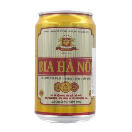 Beer Hanoi Bobbin HABECO 330ml Vietnam
