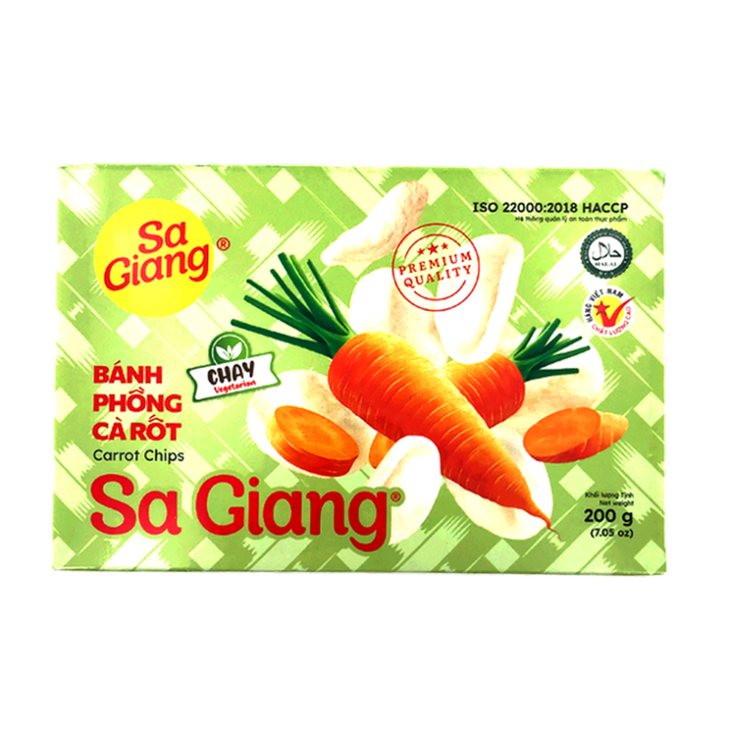 Carrot fritter SA GIANG 200g Vietnam Carrot fritter SA GIANG 200g Vietnam