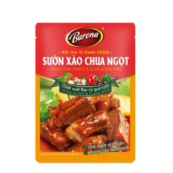 Sauce préparation aigre douce pour travers de porc - 80g - BARONA