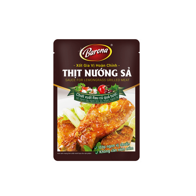 Sauce for preparing grilled meat with lemongrass - 80g - BARONA Sauce for preparing grilled meat with lemongrass - 80g - BARONA