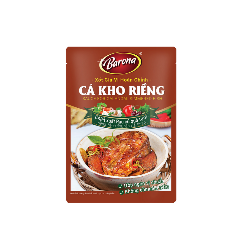 Sauce for preparing fish with caramel - 80g - BARONA