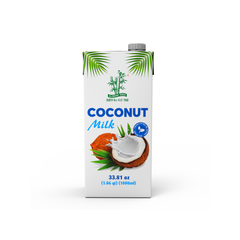 Leche de coco 3 Bambú 1L Vietnam
