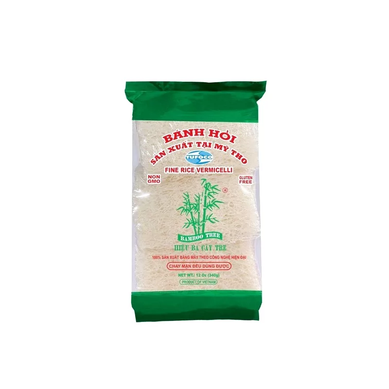 Fideos de arroz final blanco Banh hoi trang Bambú THUAN PHONG 340g de Vietnam