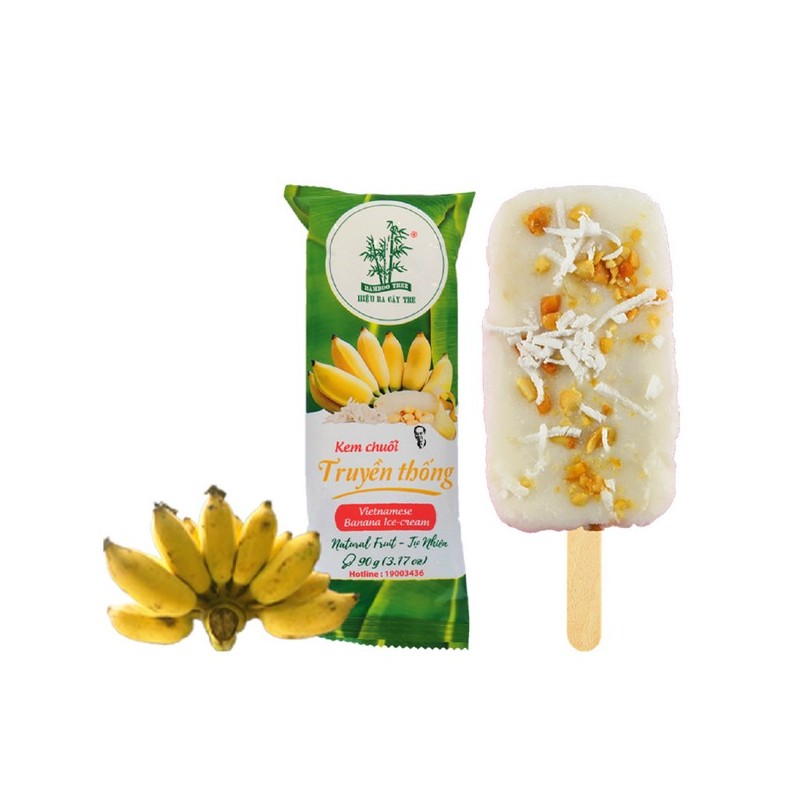 Glace à la banane 3 BAMBOU 360g Vietnam - SURGELES