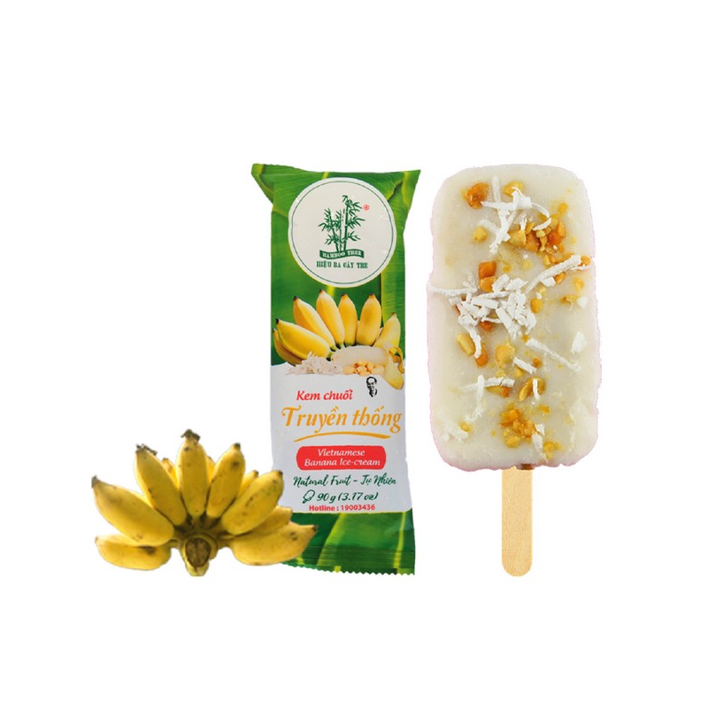 Kem chuối 3 BAMBOU 360g Việt Nam - SURGELES Kem chuối 3 BAMBOU 360g Việt Nam - SURGELES