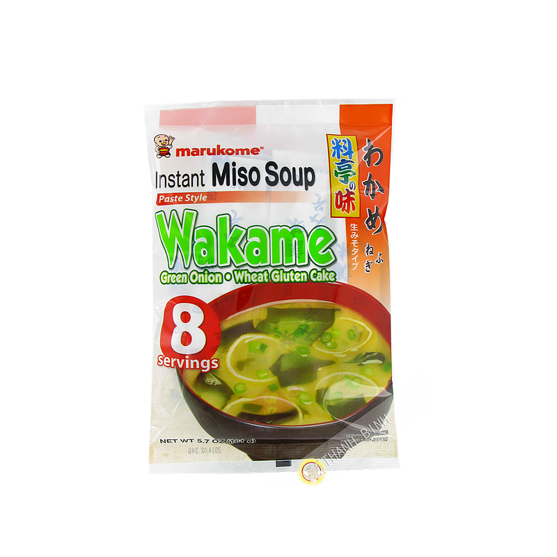 Zuppa di Miso sokeseki ryotei no aji wakame MARUKOME 190g Giappone Zuppa di Miso sokeseki ryotei no aji wakame MARUKOME 190g Giappone