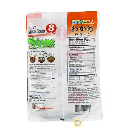 Soup miso wakame instant MARUKOME 190g Japan