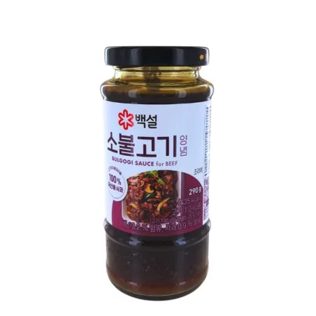 La salsa de la marinada Bulgogi barbacoa booeuf BEKSUL 290 g Corea