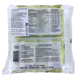 Alghe salate tostate - 4x10g - Wang Corea
