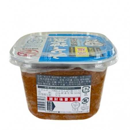 Pâte de miso réduit en sel MARUJUOYA 650g Japon