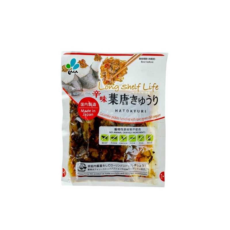 Concombre mariné au feuille de piment SHINSHIN 90g Japon Concombre mariné au feuille de piment SHINSHIN 90g Japon