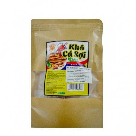 Snack de poisson filament végétarien AU LAC 50g Vietnam