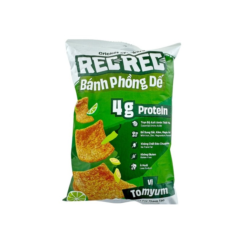 Snack de Criquer Goût Tom Yum REC REC 40g Vietnam