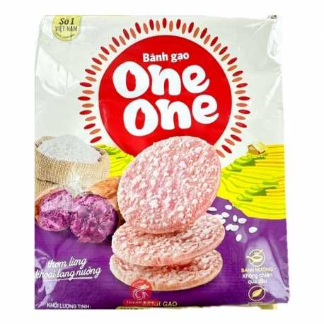Crackers de riz patate douce violet ONE ONE 166g Vietnam