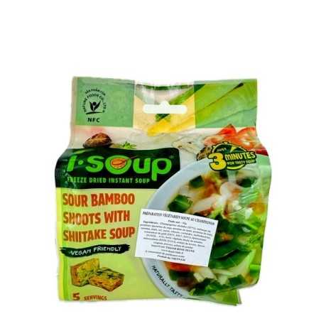 Soupe instantanée aux bambou et shiitaké I-SOUPE 5x10g Vietnam