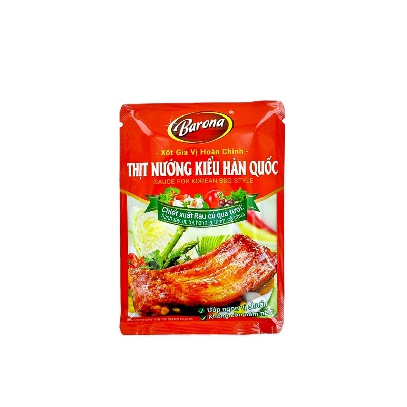 Sauce préparatoin barbecue Coréen BARONA 80g Vietnam