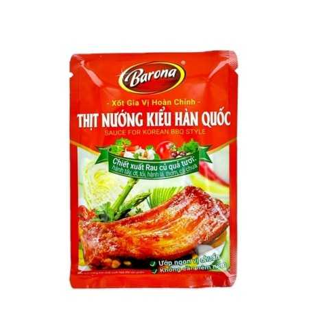 Sauce préparatoin barbecue Coréen BARONA 80g Vietnam