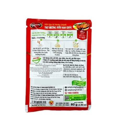 Sauce préparation barbecue Coréen BARONA 80g Vietnam