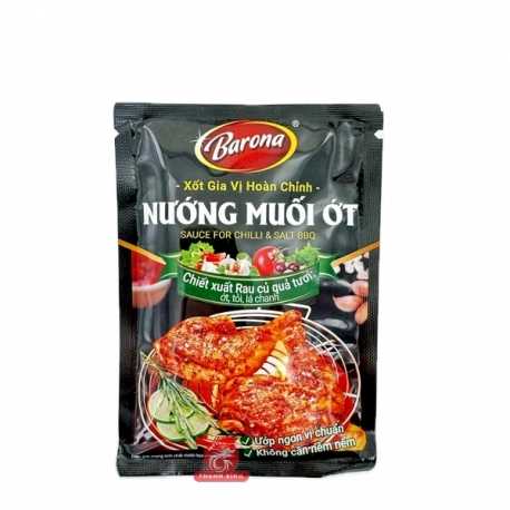 Sauce préparation grillade au sel pimenté BARONA 80g Vietnam