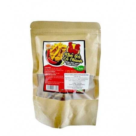 Snack de poulet citronnée végétarien AU LAC 50g Vietnam