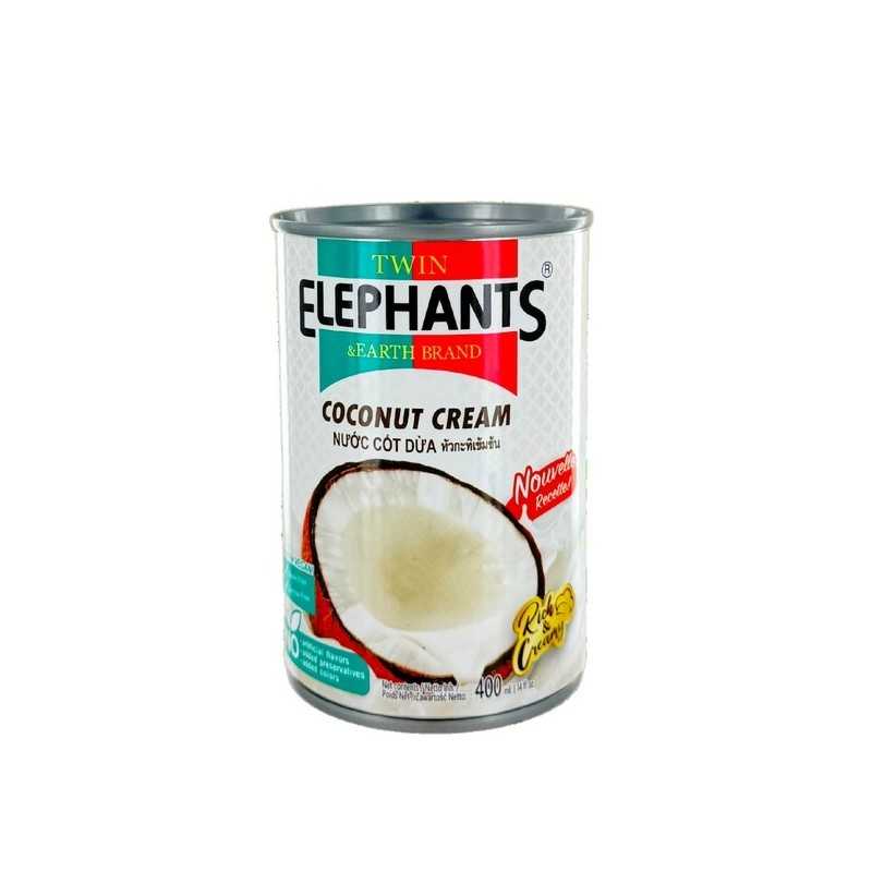 Crème coco ELEPHANTS 400ml Thailand Crème coco ELEPHANTS 400ml Thailand