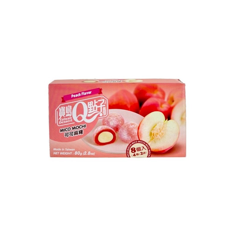 Mini Mochi saveur pêche 80g Taiwa
