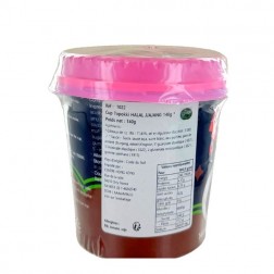 Topokki jjajang Halal en bol PINK ROCKET 140g Corée du Su