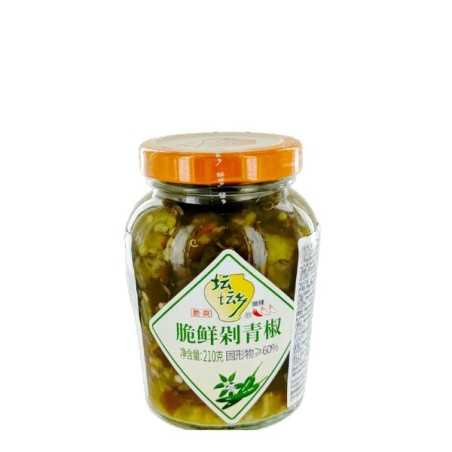 Piment vert haché TANTANXIANG 210g Chine