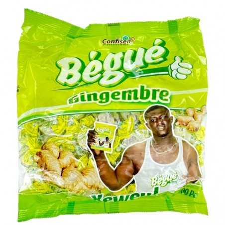 Bonbon gingembre Bégué CONFISEN 100pcs Dak