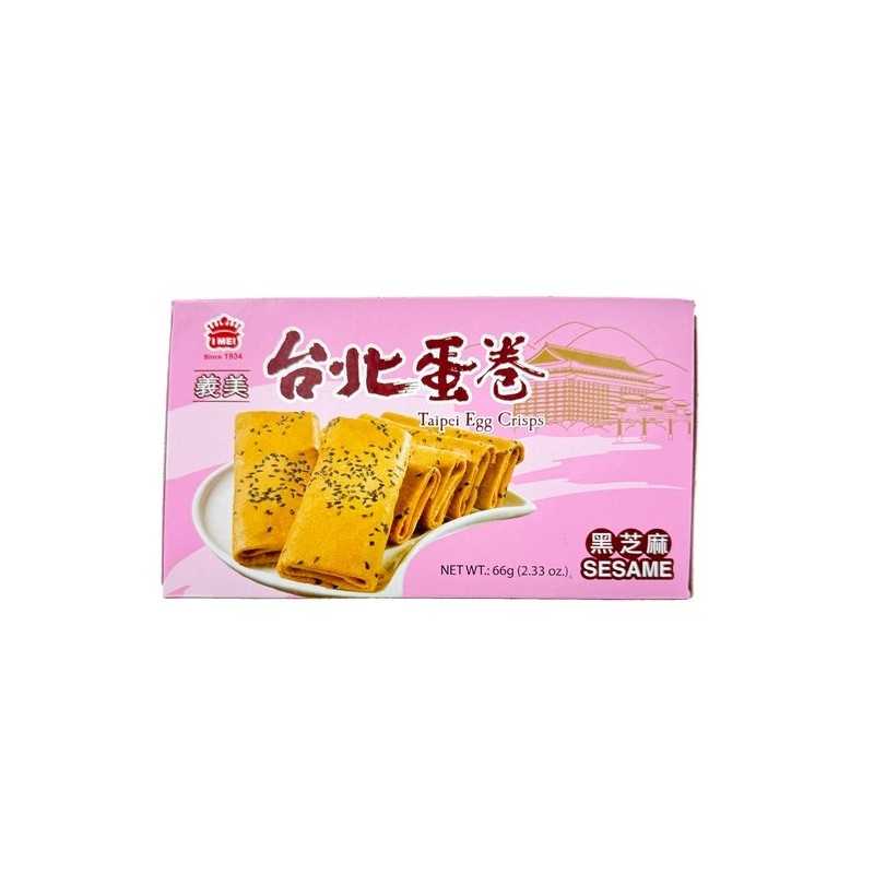 Biscuit Crêpe croutillant au sésame IMEI 66g Taiw Biscuit Crêpe croutillant au sésame IMEI 66g Taiw