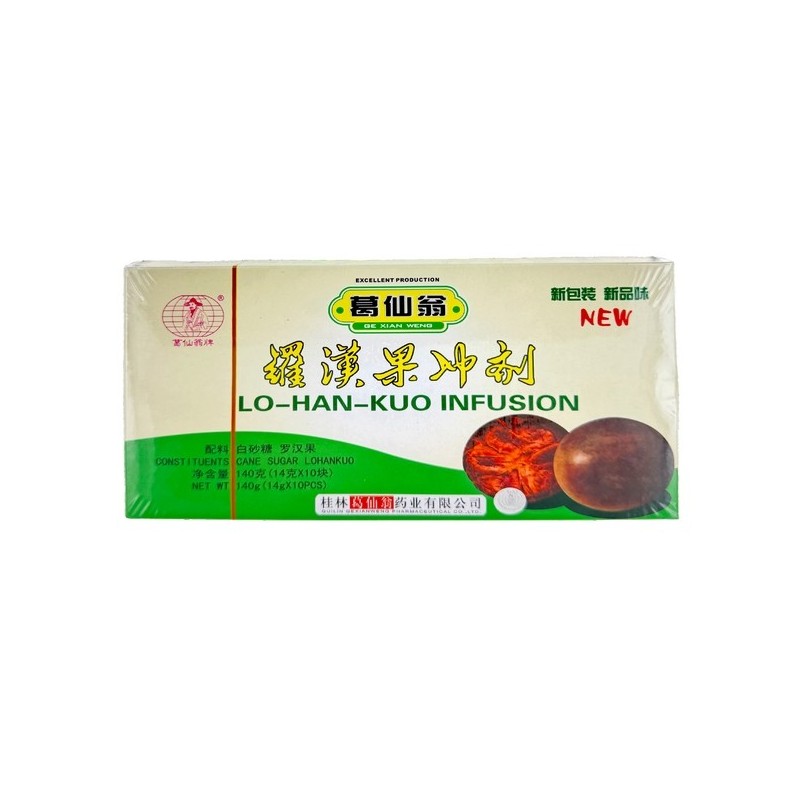 Infusion fruit Lo han kuo GE XIAN WENG 10x14g Chine
