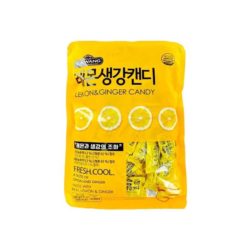 Bonbon citron gingembre ILKWANG 250g Corée du Sud Bonbon citron gingembre ILKWANG 250g Corée du Sud
