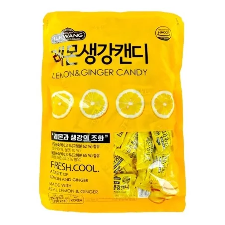 Bonbon citron gingembre ILKWANG 250g Coré