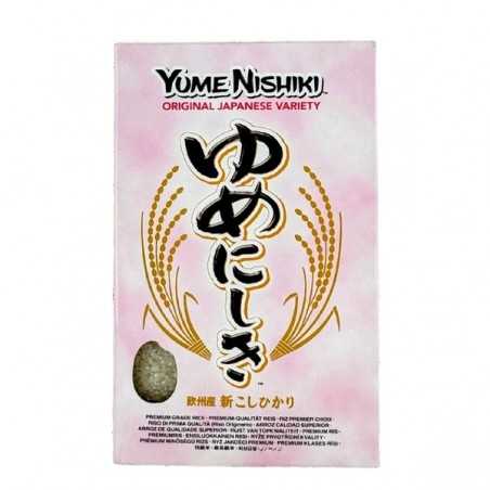 Riz rond japonais YUME NISHIKI pour sushi 1kg Italie