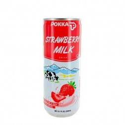 Boisson fraise lait POKKA 240ml Singapour
