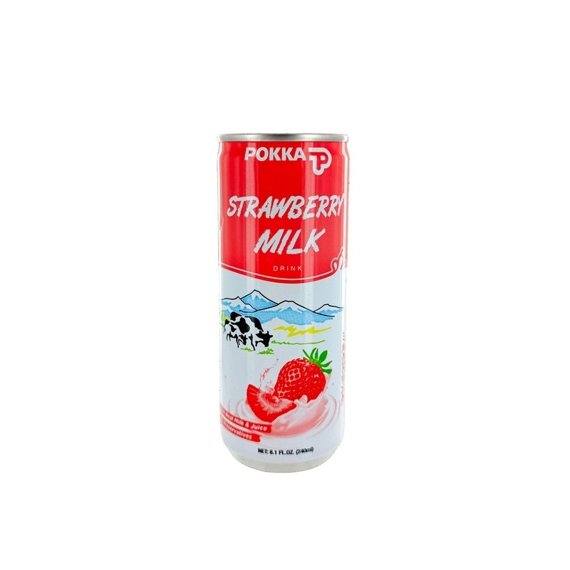 Boisson fraise lait  POKKA 240ml Singapour