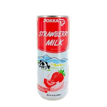 Boisson fraise lait POKKA 240ml Singapour