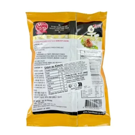 Soupe udon kimchi BON GO JANG 210g Corée du Su