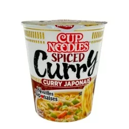 Soupe nouilles ramen curry japonais NISSIN 67g Hongrie
