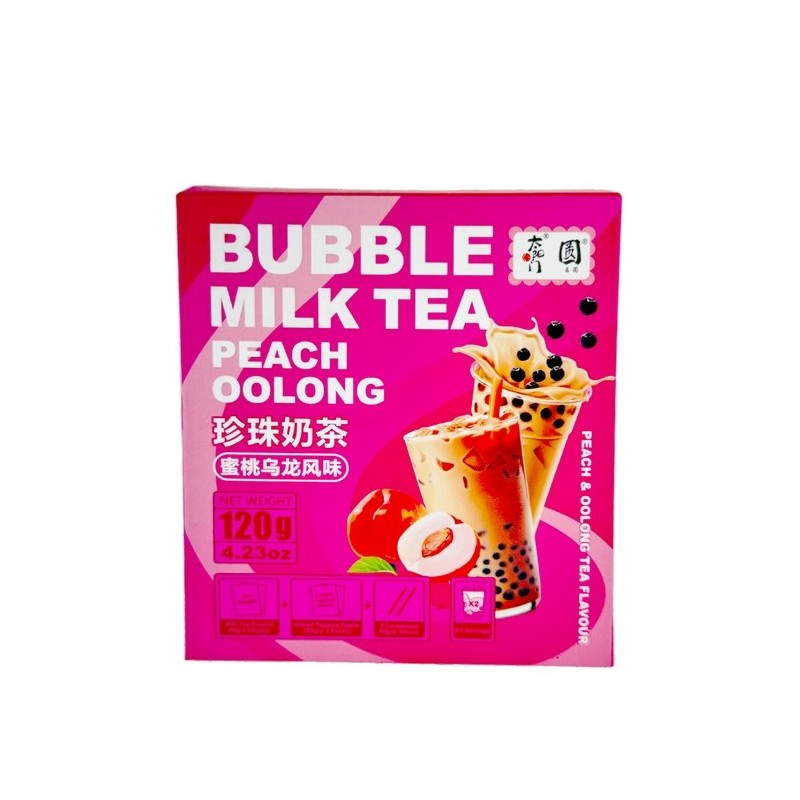 Bubble thé milk tea Pêche et thé oolong  120g Ch