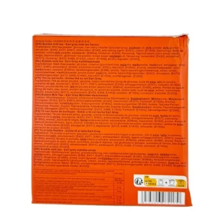 Bubble thé milk tea Earl Grey 120g Chin