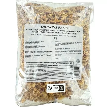 Oignon frit 1kg Malasie