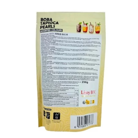 Perle de tapioca couleur assorties 250g Chine