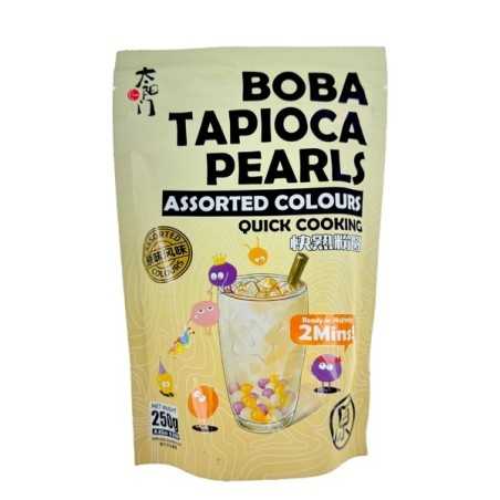 Perle de tapioca couleur assorties 250g Chine